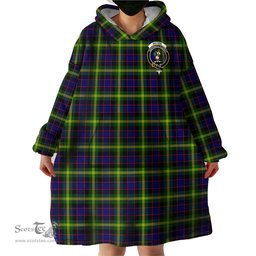 Scottish Watson Modern Clan Family Crest Tartan Snuggie Hoodie Plaid Wearable Blanket Hoodie