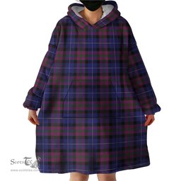 Scottish Pride of Scotland Clan Tartan Snuggie Hoodie Plaid Wearable Blanket Hoodie