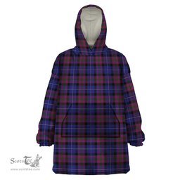 Scottish Pride of Scotland Clan Tartan Snuggie Hoodie Plaid Wearable Blanket Hoodie