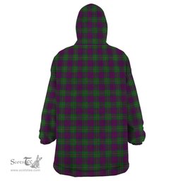 Scottish Singh Clan Tartan Snuggie Hoodie Plaid Wearable Blanket Hoodie