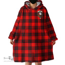 Scottish Wemyss Modern Clan Family Crest Tartan Snuggie Hoodie Plaid Wearable Blanket Hoodie