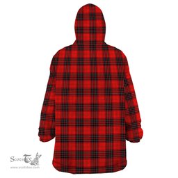 Scottish Wemyss Modern Clan Family Crest Tartan Snuggie Hoodie Plaid Wearable Blanket Hoodie