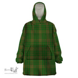 Scottish Terry Clan Tartan Snuggie Hoodie Plaid Wearable Blanket Hoodie