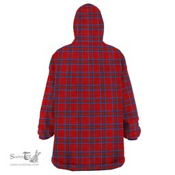 Scottish Rait Clan Tartan Snuggie Hoodie Plaid Wearable Blanket Hoodie