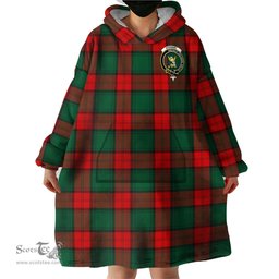 Scottish Stewart Atholl Modern Clan Family Crest Tartan Snuggie Hoodie Plaid Wearable Blanket Hoodie