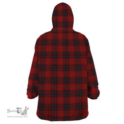 Scottish Wemyss Clan Family Crest Tartan Snuggie Hoodie Plaid Wearable Blanket Hoodie