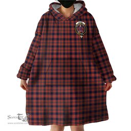 Scottish Ogilvie (Ogilvy) Clan Family Crest Tartan Snuggie Hoodie Plaid Wearable Blanket Hoodie
