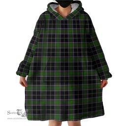 Scottish Webster Clan Tartan Snuggie Hoodie Plaid Wearable Blanket Hoodie