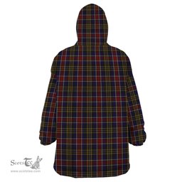 Scottish Ruxton Clan Tartan Snuggie Hoodie Plaid Wearable Blanket Hoodie