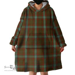 Scottish Seton Hunting Clan Tartan Snuggie Hoodie Plaid Wearable Blanket Hoodie