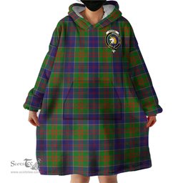 Scottish Stewart of Appin Hunting Modern Clan Family Crest Tartan Snuggie Hoodie Plaid Wearable Blanket Hoodie