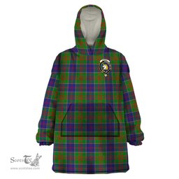 Scottish Stewart of Appin Hunting Modern Clan Family Crest Tartan Snuggie Hoodie Plaid Wearable Blanket Hoodie