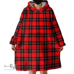 Scottish Ramsay Modern Clan Tartan Snuggie Hoodie Plaid Wearable Blanket Hoodie