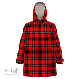 Scottish Ramsay Modern Clan Tartan Snuggie Hoodie Plaid Wearable Blanket Hoodie