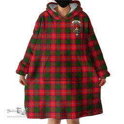 Scottish Rattray Modern Clan Family Crest Tartan Snuggie Hoodie Plaid Wearable Blanket Hoodie