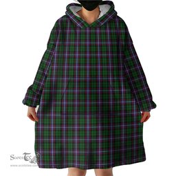 Scottish Russell Clan Tartan Snuggie Hoodie Plaid Wearable Blanket Hoodie