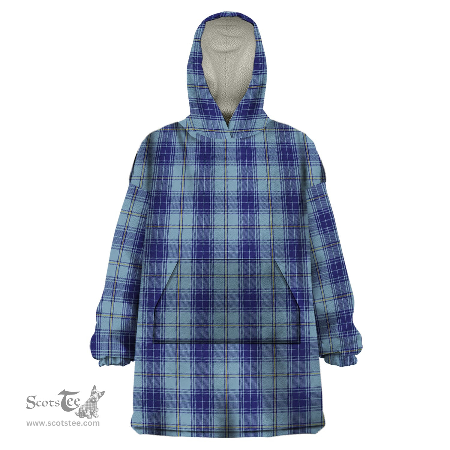 Scottish Traynor Clan Tartan Snuggie Hoodie Plaid Wearable Blanket Hoodie