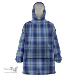 Scottish Traynor Clan Tartan Snuggie Hoodie Plaid Wearable Blanket Hoodie