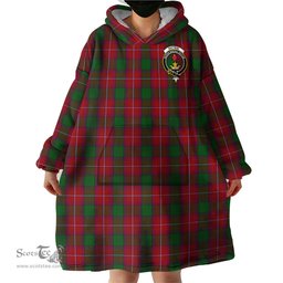 Scottish Rattray Clan Family Crest Tartan Snuggie Hoodie Plaid Wearable Blanket Hoodie