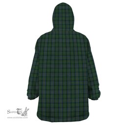Scottish Scott Hunting Clan Family Crest Tartan Snuggie Hoodie Plaid Wearable Blanket Hoodie