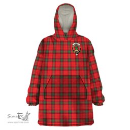 Scottish Seton Modern Clan Family Crest Tartan Snuggie Hoodie Plaid Wearable Blanket Hoodie