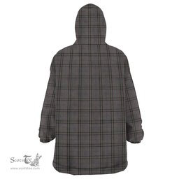 Scottish Stewart Grey Clan Tartan Snuggie Hoodie Plaid Wearable Blanket Hoodie