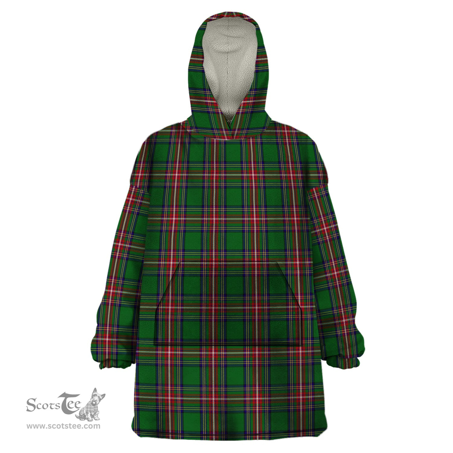 Scottish Seller Clan Tartan Snuggie Hoodie Plaid Wearable Blanket Hoodie