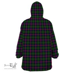 Scottish Urquhart Modern Clan Tartan Snuggie Hoodie Plaid Wearable Blanket Hoodie
