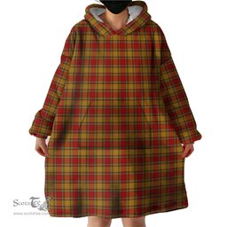 Scottish Scrymgeour Clan Tartan Snuggie Hoodie Plaid Wearable Blanket Hoodie