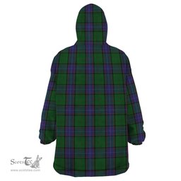 Scottish Storrie Clan Tartan Snuggie Hoodie Plaid Wearable Blanket Hoodie