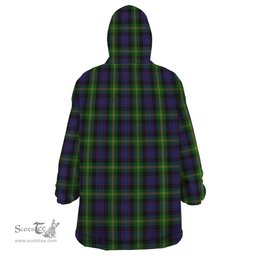 Scottish Watson Clan Tartan Snuggie Hoodie Plaid Wearable Blanket Hoodie