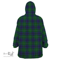 Scottish Oliphant Clan Family Crest Tartan Snuggie Hoodie Plaid Wearable Blanket Hoodie
