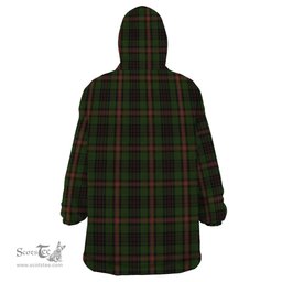 Scottish Pilette of Kinnear Clan Tartan Snuggie Hoodie Plaid Wearable Blanket Hoodie