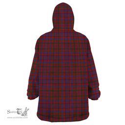 Scottish Murray of Tullibardine Clan Family Crest Tartan Snuggie Hoodie Plaid Wearable Blanket Hoodie