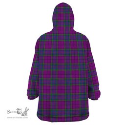 Scottish Wardlaw Modern Clan Tartan Snuggie Hoodie Plaid Wearable Blanket Hoodie