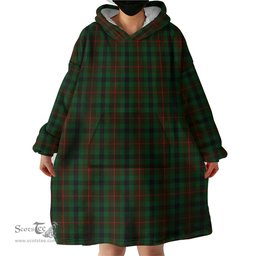 Scottish Tennant Clan Tartan Snuggie Hoodie Plaid Wearable Blanket Hoodie