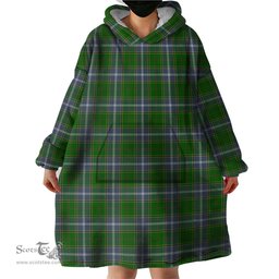 Scottish Pringle Clan Tartan Snuggie Hoodie Plaid Wearable Blanket Hoodie