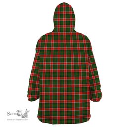 Scottish Pollock Modern Clan Family Crest Tartan Snuggie Hoodie Plaid Wearable Blanket Hoodie
