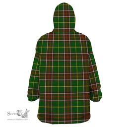 Scottish Newfoundland And Labrador Clan Tartan Snuggie Hoodie Plaid Wearable Blanket Hoodie