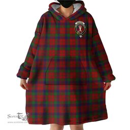 Scottish Robertson Clan Family Crest Tartan Snuggie Hoodie Plaid Wearable Blanket Hoodie