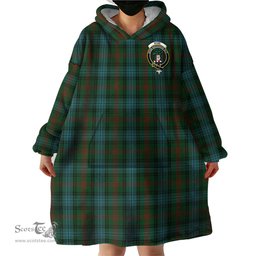 Scottish Ross Hunting Clan Family Crest Tartan Snuggie Hoodie Plaid Wearable Blanket Hoodie