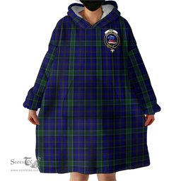 Scottish Weir Clan Family Crest Tartan Snuggie Hoodie Plaid Wearable Blanket Hoodie
