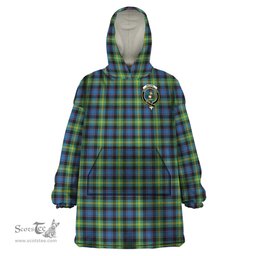 Scottish Watson Ancient Clan Family Crest Tartan Snuggie Hoodie Plaid Wearable Blanket Hoodie