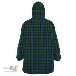 Scottish Polaris Military Clan Tartan Snuggie Hoodie Plaid Wearable Blanket Hoodie