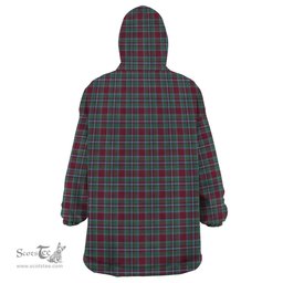 Scottish Spens (Spence) Clan Tartan Snuggie Hoodie Plaid Wearable Blanket Hoodie