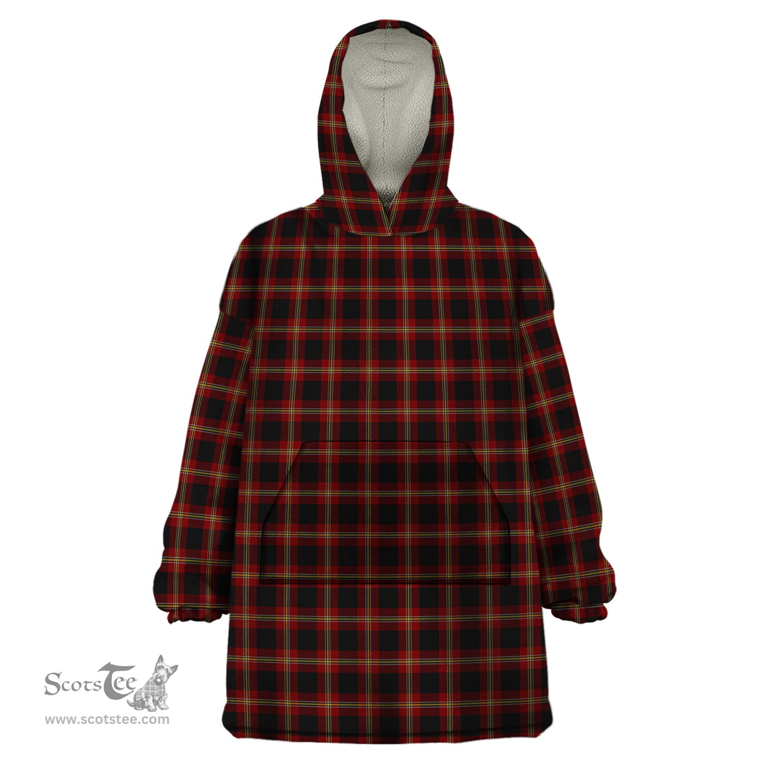 Scottish Perry Dress Clan Tartan Snuggie Hoodie Plaid Wearable Blanket Hoodie
