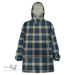 Scottish Nova Scotia District Dress Clan Tartan Snuggie Hoodie Plaid Wearable Blanket Hoodie