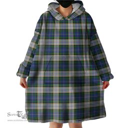 Scottish Nova Scotia District Dress Clan Tartan Snuggie Hoodie Plaid Wearable Blanket Hoodie