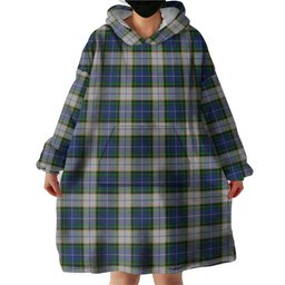 Scottish Nova Scotia District Dress Clan Tartan Snuggie Hoodie Plaid Wearable Blanket Hoodie