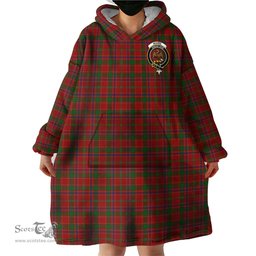 Scottish Munro Clan Family Crest Tartan Snuggie Hoodie Plaid Wearable Blanket Hoodie